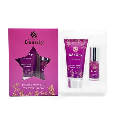 Hand Cream & Lip Gloss Set More Ther Beauty